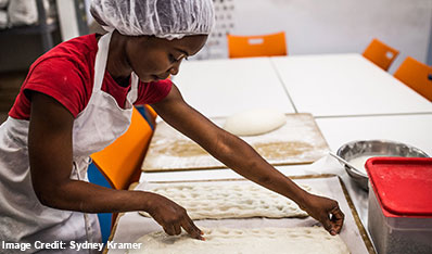 Picture of a refugee child